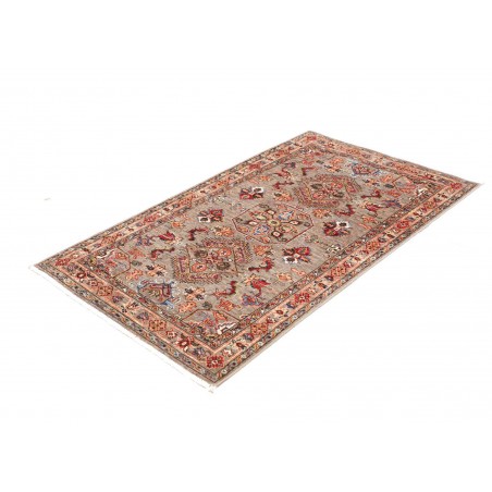 Tappeto Kazak Fine Pakistan marrone grigio 90x151