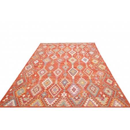 Tappeto Kilim Afghanistan arancione 202x298
