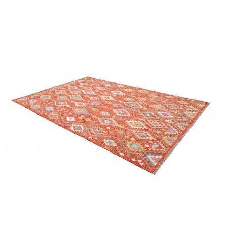 Tappeto Kilim Afghanistan arancione 202x298