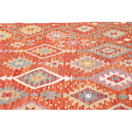 Tappeto Kilim Afghanistan arancione 202x298