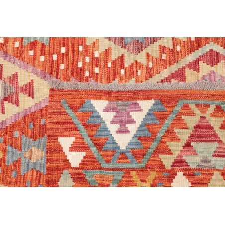 Tappeto Kilim Afghanistan arancione 202x298