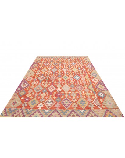 Tappeto Kilim Afghanistan marrone 201x296