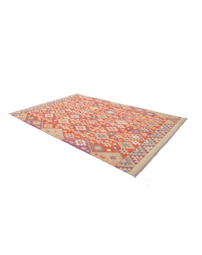 Tappeto Kilim Afghanistan marrone 201x296
