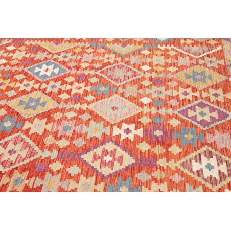 Tappeto Kilim Afghanistan marrone 201x296