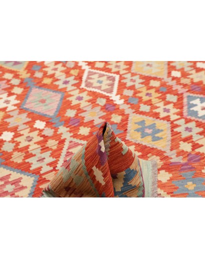 Tappeto Kilim Afghanistan marrone 201x296