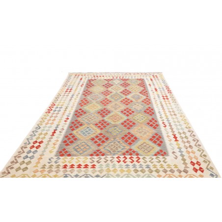 Tappeto Kilim Afghanistan bianco 207x292