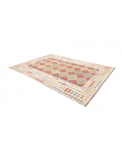 Tappeto Kilim Afghanistan bianco 207x292