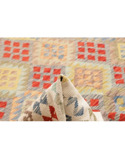 Tappeto Kilim Afghanistan bianco 207x292