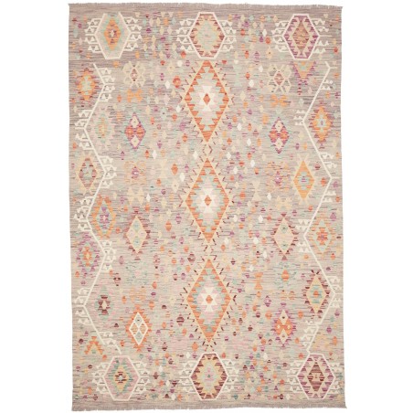 Tappeto Kilim Afghanistan beige marrone 206x295