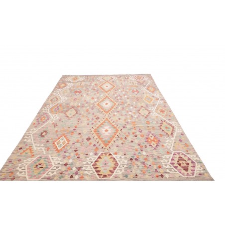 Tappeto Kilim Afghanistan beige marrone 206x295