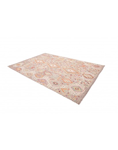 Tappeto Kilim Afghanistan beige marrone 206x295