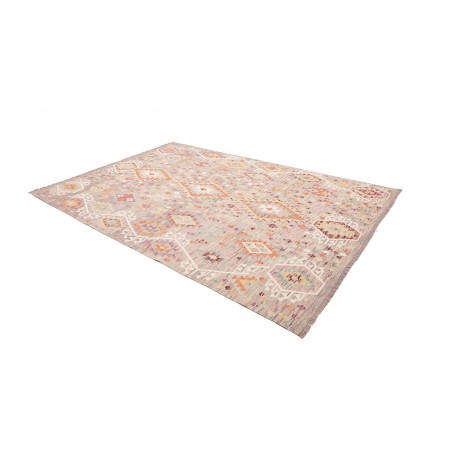 Tappeto Kilim Afghanistan beige marrone 206x295