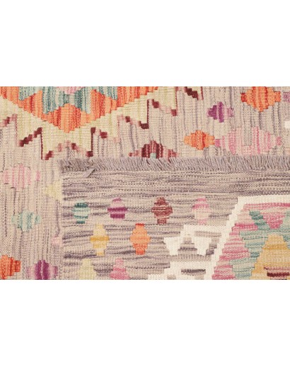 Tappeto Kilim Afghanistan beige marrone 206x295