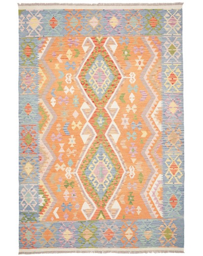 Tappeto Kilim Afghanistan marrone beige 199x296