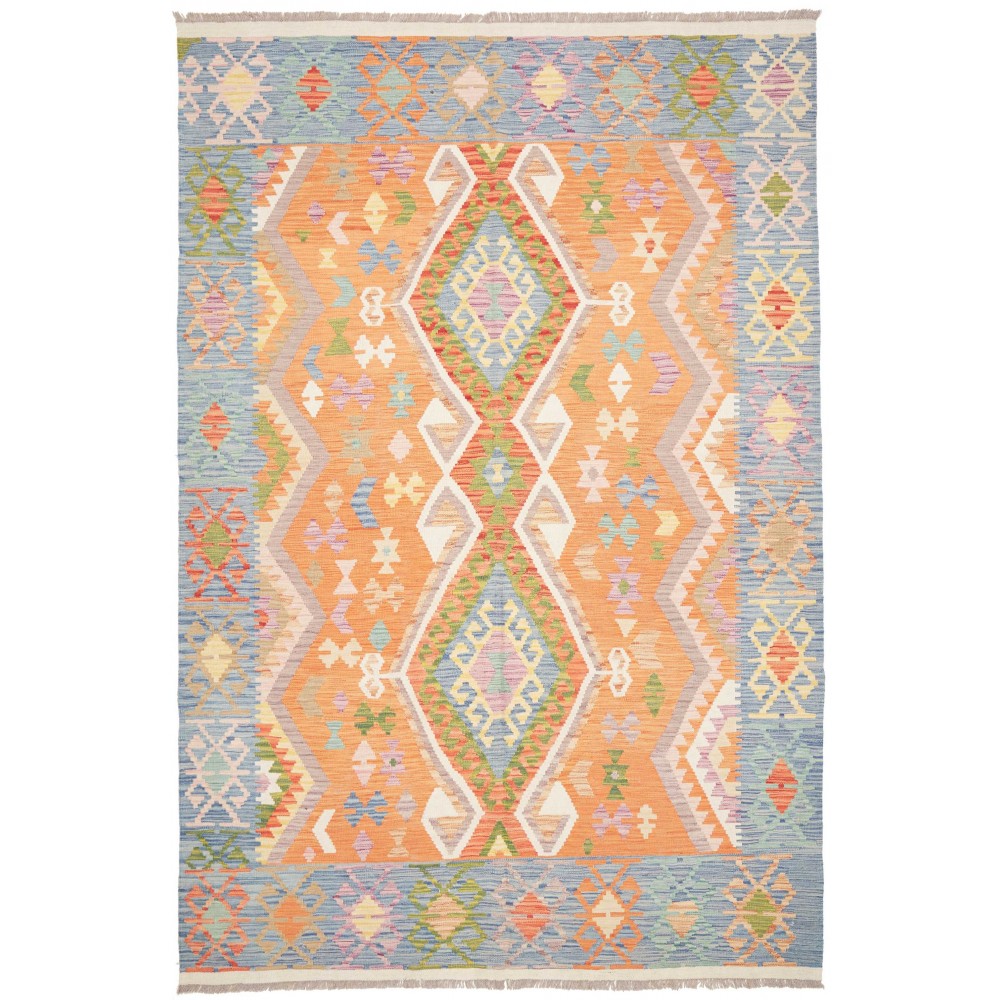 Tappeto Kilim Afghanistan marrone beige 199x296