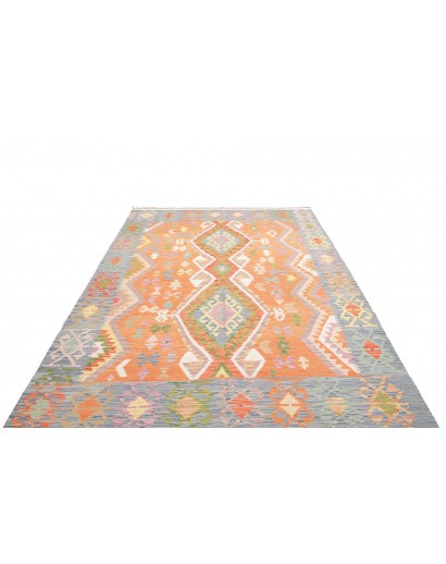 Tappeto Kilim Afghanistan marrone beige 199x296