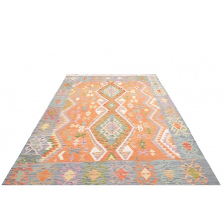 Tappeto Kilim Afghanistan marrone beige 199x296