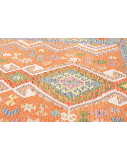 Tappeto Kilim Afghanistan marrone beige 199x296