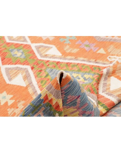 Tappeto Kilim Afghanistan marrone beige 199x296