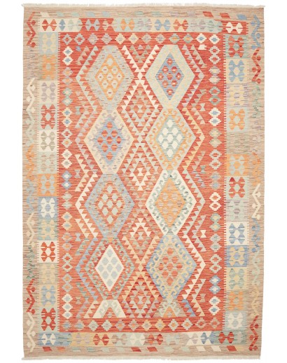 Tappeto Kilim Afghanistan marrone 209x298