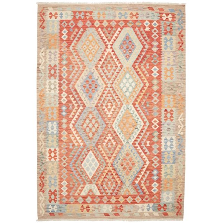 Tappeto Kilim Afghanistan marrone 209x298