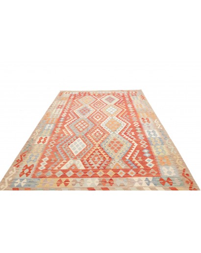 Tappeto Kilim Afghanistan marrone 209x298