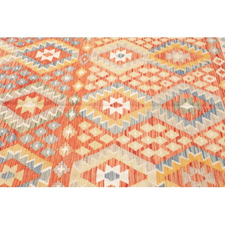 Tappeto Kilim Afghanistan marrone arancione 210x295