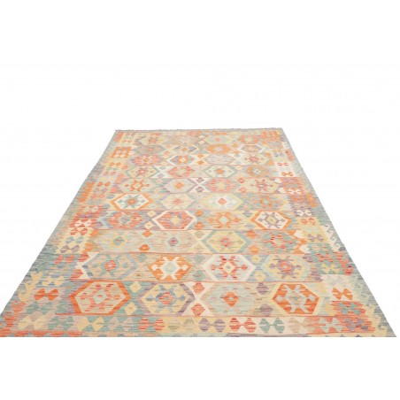 Tappeto Kilim Afghanistan marrone arancione 192x289