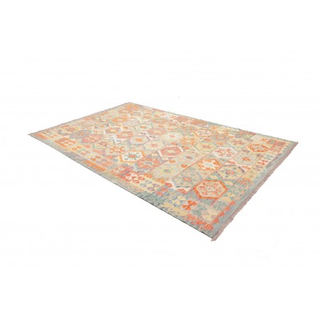 Tappeto Kilim Afghanistan marrone arancione 192x289