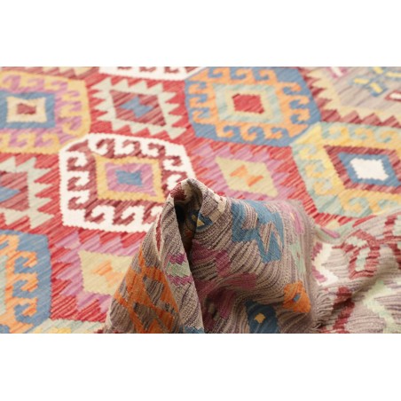 Tappeto Kilim Afghanistan beige rosso 203x300