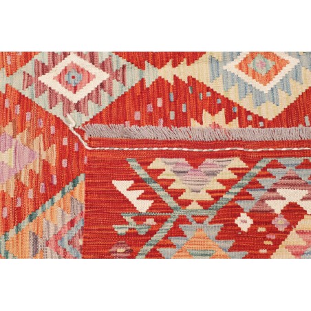 Tappeto Kilim Afghanistan arancione marrone 200x300