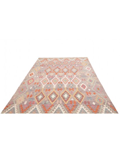 Tappeto Kilim Afghanistan beige marrone 155x198