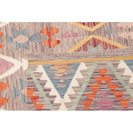 Tappeto Kilim Afghanistan beige marrone 155x198