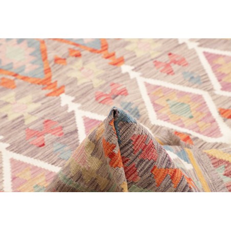 Tappeto Kilim Afghanistan beige marrone 155x198