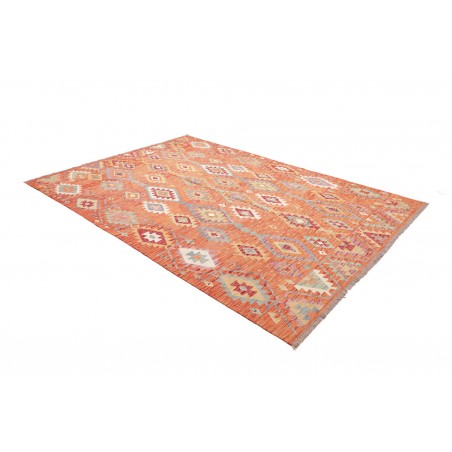 Tappeto Kilim Afghanistan marrone beige 200x291