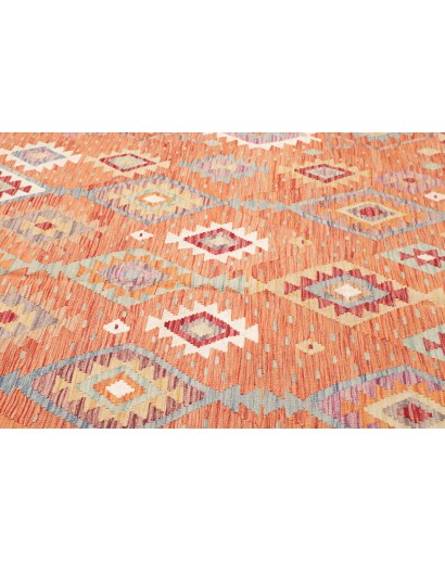 Tappeto Kilim Afghanistan marrone beige 200x291