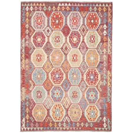 Tappeto Kilim Afghanistan marrone beige 204x290