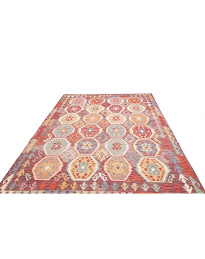 Tappeto Kilim Afghanistan marrone beige 204x290