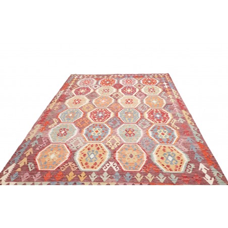 Tappeto Kilim Afghanistan marrone beige 204x290