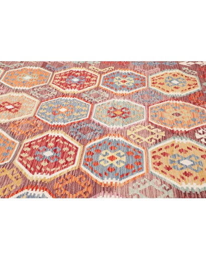 Tappeto Kilim Afghanistan marrone beige 204x290