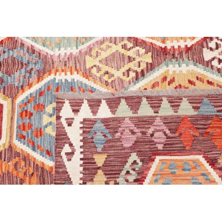 Tappeto Kilim Afghanistan marrone beige 204x290