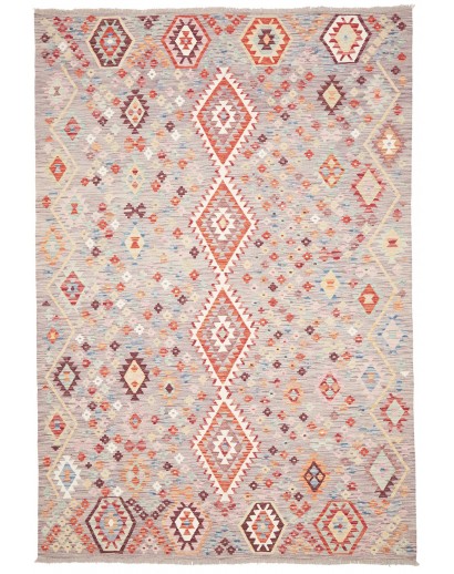 Tappeto Kilim Afghanistan beige marrone 201x292