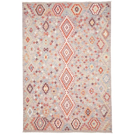 Tappeto Kilim Afghanistan beige marrone 201x292