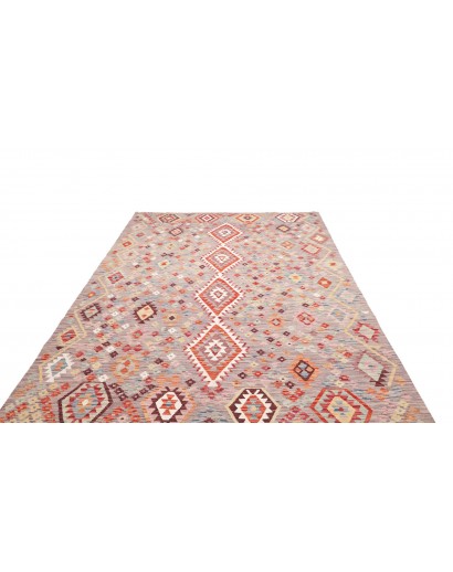 Tappeto Kilim Afghanistan beige marrone 201x292
