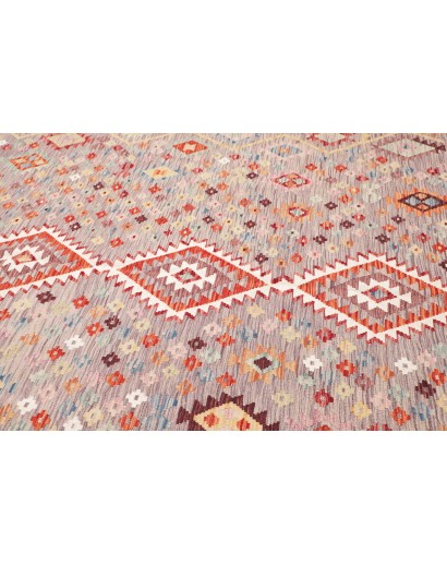 Tappeto Kilim Afghanistan beige marrone 201x292