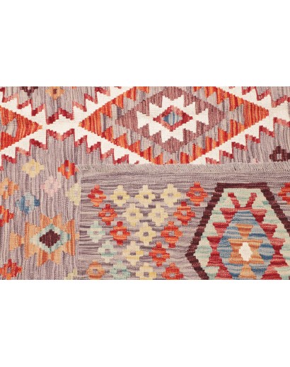 Tappeto Kilim Afghanistan beige marrone 201x292