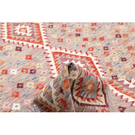 Tappeto Kilim Afghanistan beige marrone 201x292