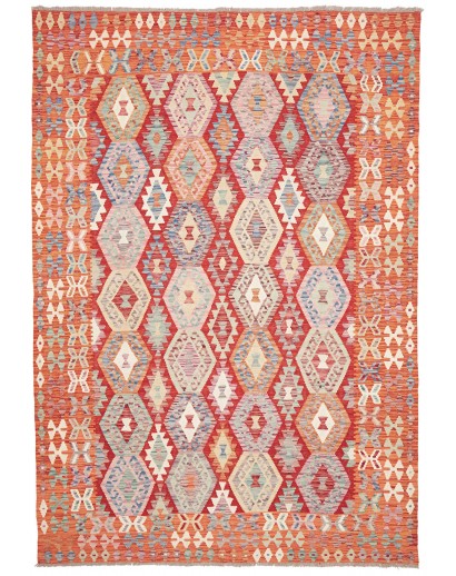 Tappeto Kilim Afghanistan marrone 204x291