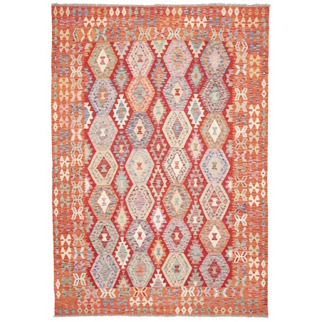 Tappeto Kilim Afghanistan marrone 204x291