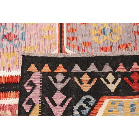 Tappeto Kilim Afghanistan grigio 200x286